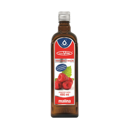 Sok z malin 100% 490 ml