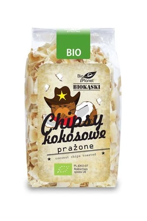 BIO PLANET Chipsy kokosowe prażone BIO 150g