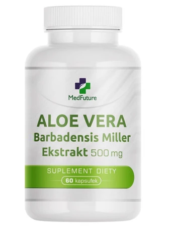 MedFuture Aloe Vera ekstrakt 500mg - 60 kaps.