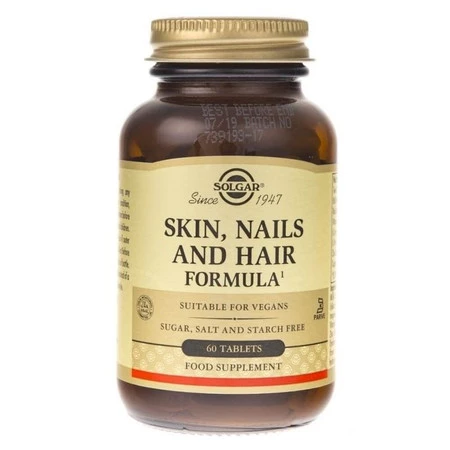 Solgar Włosy Skóra Paznokcie 60 tabl.