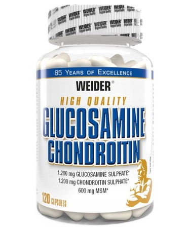 Weider Glucosamine Chondroitin Glukozamina Chondroityny 120 kaps.
