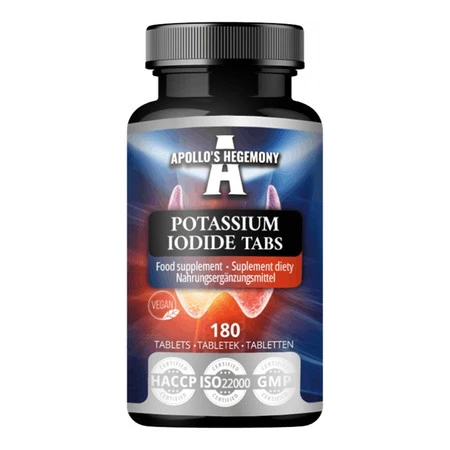 Apollo’s Hegemony Potassium Iodide Tabs suplement diety 180 tabl.