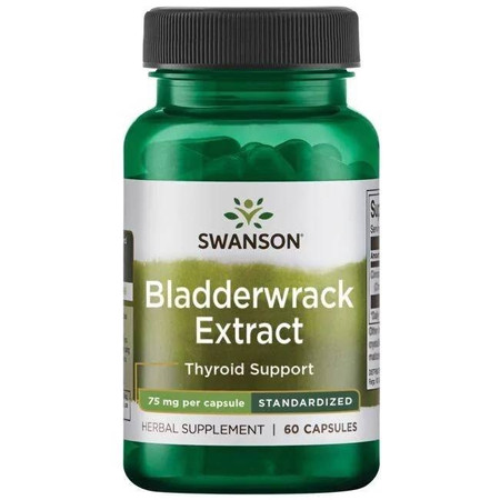 Swanson Bladderwrack Extract Jod 60 kaps.