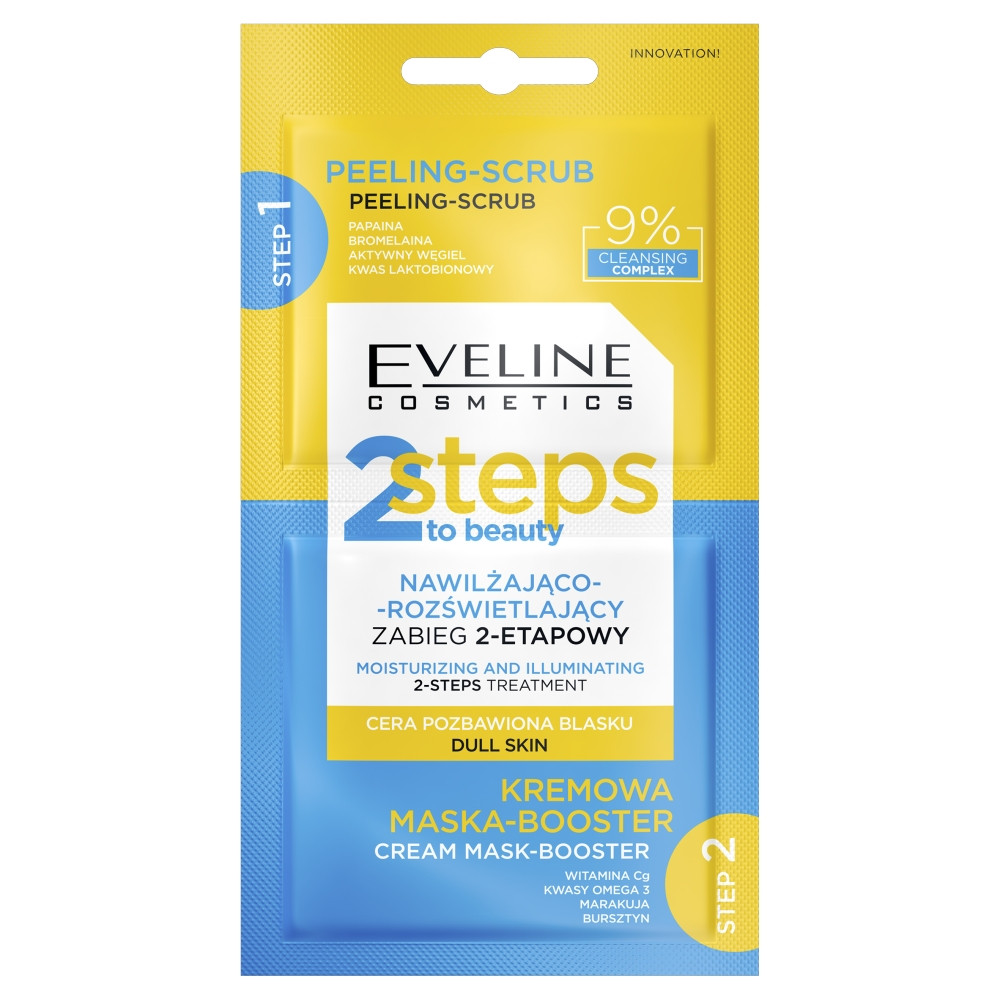 2 Steps to Beauty nawilżająco-rozświetlający zabieg 2-etapowy 2x4ml - Nabea.pl