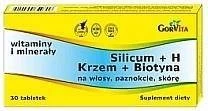 Gorvita − Silicum + H, krzem + biotyna na włosy, paznokcie, skórę − 30 tabl.