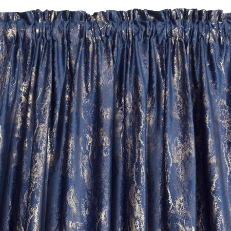 ZASŁONA GOTOWA KORNELIA NA TAŚMIE 140 X 270 CM GRANATOWY