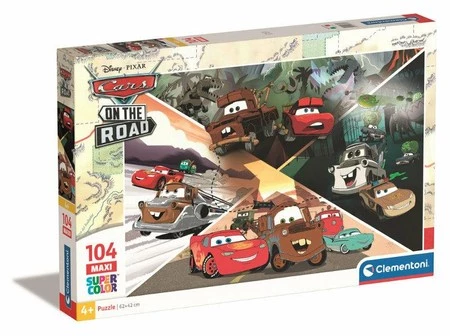 Clementoni Puzzle 104el Maxi Cars on the road 23774 p6