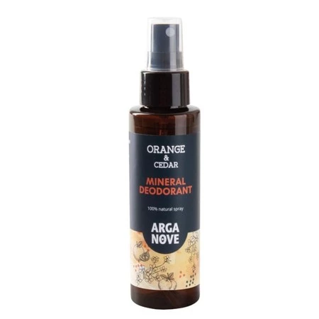 Arganove Deo ałun Orange & Cedar mineralny 100 ml