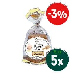 Zestaw: 5x Ciasteczka owsiane o smaku śmietankowym 100 g