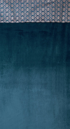 ZASŁONA GOTOWA ELEN 140 X 250 CM NIEBIESKI