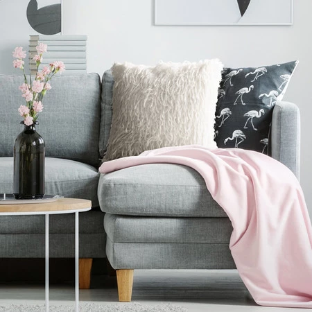 Poszewka Adore 45 x 45 cm, Biały