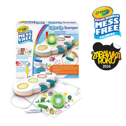 Crayola Podświetlane stemple dla dzieci niebrudzące Color Wonder Mess Free 3+