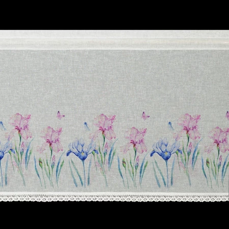 Firana gotowa Dolorez na Taśmie 150 x 60 cm, Biały