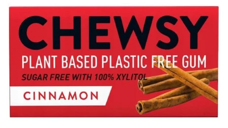 Chewsy − Guma do żucia cynamonowa z ksylitolem − 15 g