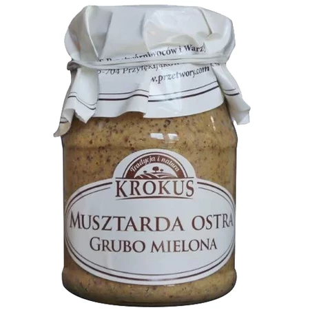 Krokus MUSZTARDA OSTRA GRUBO MIELONA 180 g