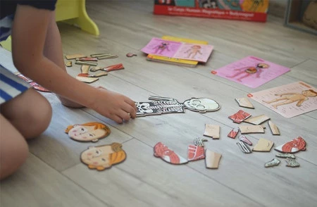 Janod Układanka magnetyczna Ciało człowieka