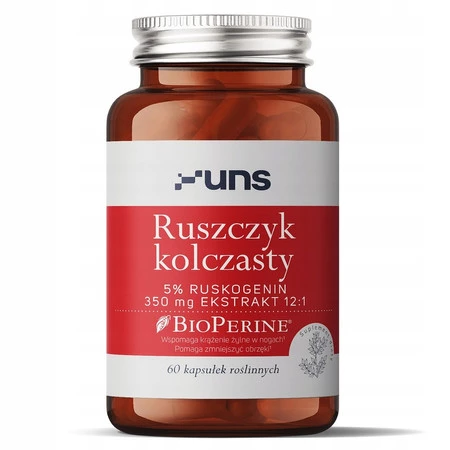 UNS Ruszczyk Kolczasty + Bioperine 60 kaps. vege