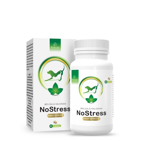 Pokusa NoStress na uspokojenie dla psa kota 60 tabl.
