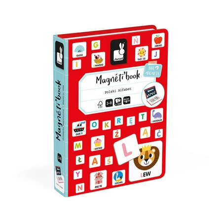 Janod Magnetyczna układanka Polski Alfabet Magnetibook