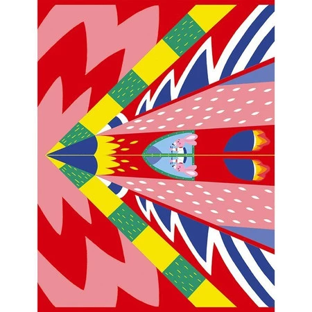 Janod Zestaw kreatywny Papierowe samoloty z wyrzutnią 6+