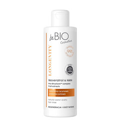 beBIO Longevity naturalna rycynowa płukanka do włosów Regeneracja i Odżywienie 200ml