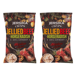 Zestaw 2x Chipsy ziemniaczane o smaku wołowiny i chrzanu 90 g