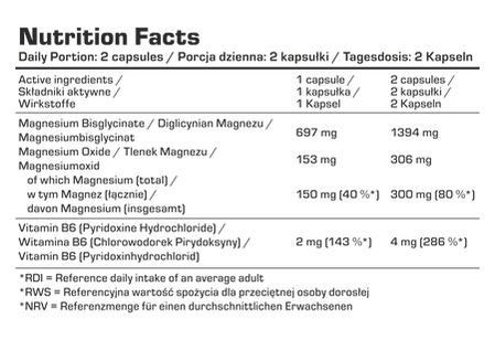 7Nutition Magnesium Bisglycinate 120 kaps.