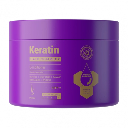 DuoLife − Keratin Hair Complex, odżywka do włosów − 200 ml