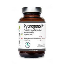 KENAY Pycnogenol® ekstrakt z kory francuskiej sosny nadmorskiej na wsparcie układu krążenia i ochrony antyoksydacyjnej 60 kaps.
