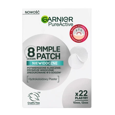 Pure Active niewidoczne hydrokoloidowe plastry na niedoskonałości 22szt