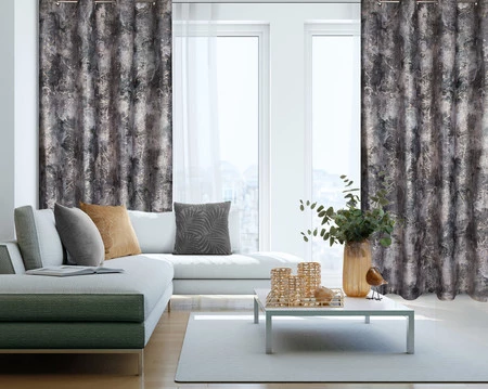 ZASŁONA GOTOWA ESTER 140 X 250 CM BRĄZOWY