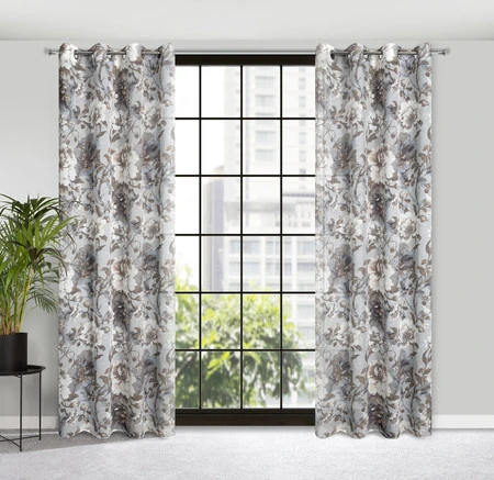 ZASŁONA GOTOWA SANDRA 140 X 250 CM POPIELATY