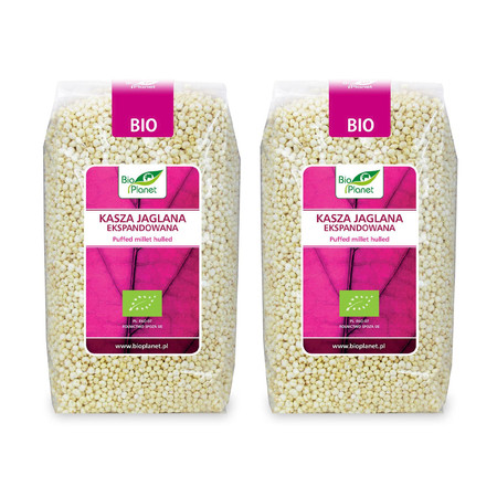 Zestaw 2x Bio Planet − Kasza jaglana ekspandowana − 150 g