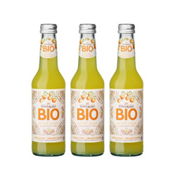 Zestaw: 3x Napój gazowany pomarańczowy BIO 275 ml