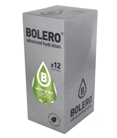 Zestaw Bolero White Grape (Białe Winogorno) ze stewią 12 szt. x 9 g napój w proszku bez cukru