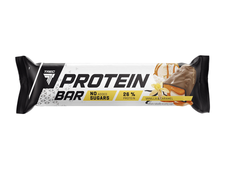 Trec Protein Bar Trec baton proteinowy 49g smak wanilia karmel