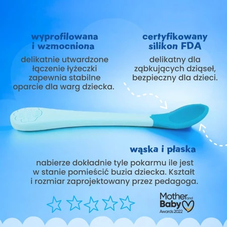 Nana's Manners, ETAP 1 Łyżeczki do rozszerzania diety, kolor, 3 szt.