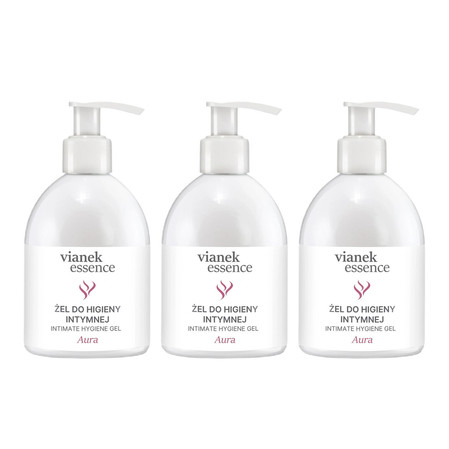 Zestaw: 3x Vianek Essence Żel do higieny intymnej Aura 300ml