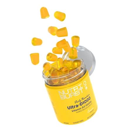 Nutriburst Ultra D3 1000IU Witamina D3 w żelkach 60 szt.