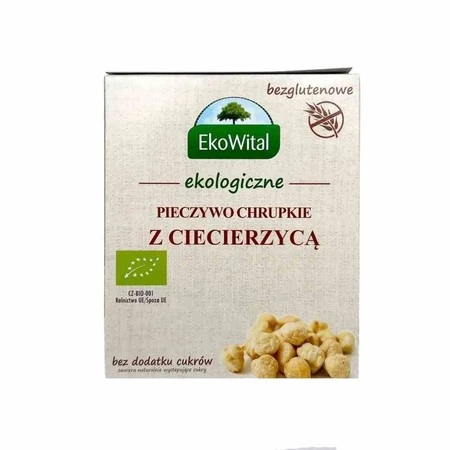 EkoWital − Pieczywo chrupkie z ciecierzycą bezgl. BIO − 100 g