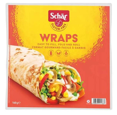  Schar - Wraps, tortilla bezglutenowa - 160 g