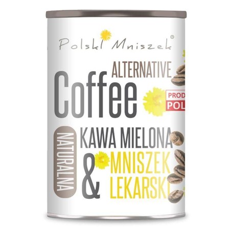Kawa Wypalona mielona bezkofeinowa & mniszek lek