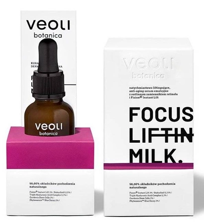 Veoli - Liftingujące serum emulsyjne  anti-aging z roślinnym zamiennikiem retinolu i Fision® Instant Lift