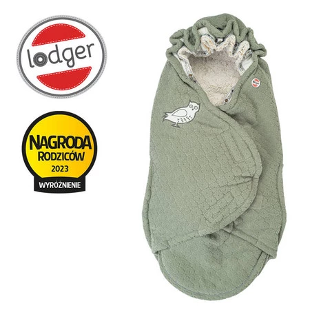 Lodger Polarowy zimowy śpiworek do wózka szałwiowy Fleece Elm