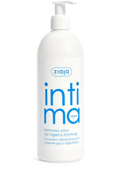 Ziaja Intima, Płyn kremowy do higieny intymnej z kwasem laktobionowym regenerująco-łagodzący 500ml