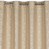ZASŁONA GOTOWA SEMI 140 X 250 CM CIEMNOBEŻOWY
