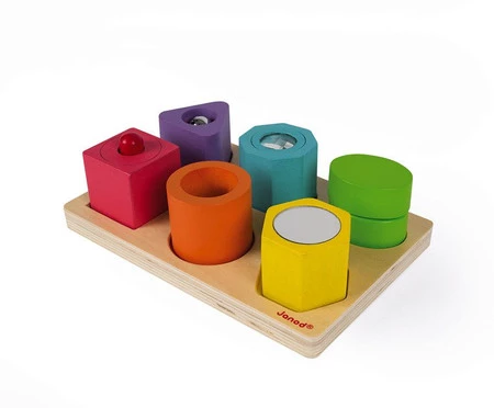 Janod Układanka drewniana sensoryczna