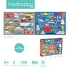Mudpuppy Puzzle dwustronne 2w1 Środki transportu 100 elementów 6+