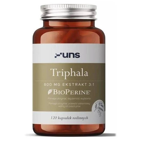 UNS Triphala + bioperine 120 k vege