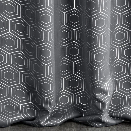 ZASŁONA GOTOWA KAJA 135 X 250 CM GRAFITOWY